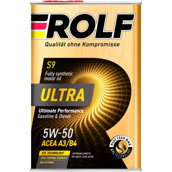 Rolf Ultra 5W-50 A3/B4 SN/CF 4л