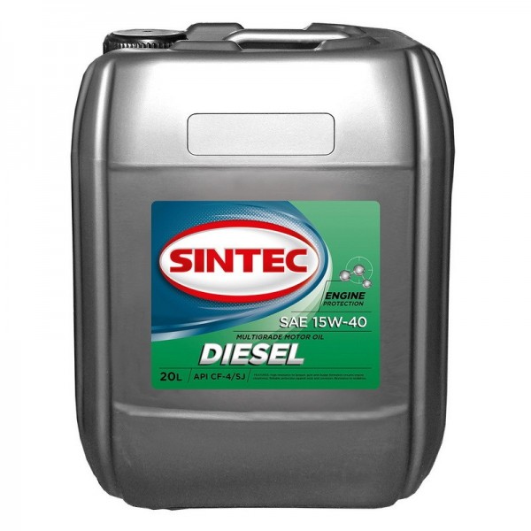 SINTEC DIESEL SAE 15W-40 API CF-4/CF/SJ, 20л