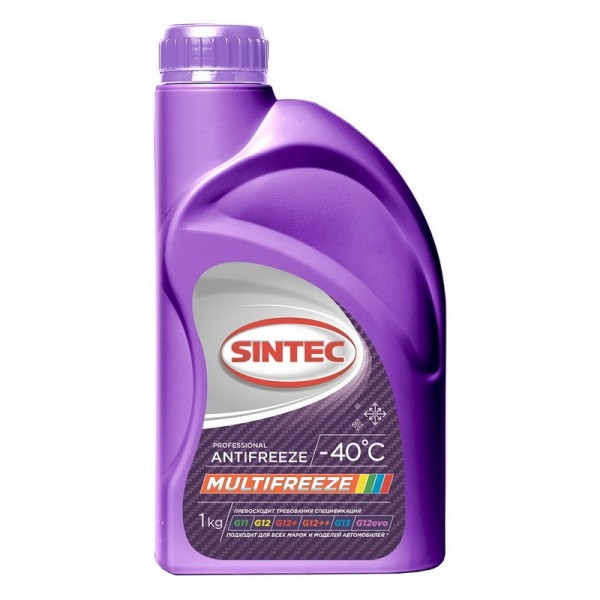 SINTEC MULTIFREEZE -40 (Фиолетовый), готовый, 1кг