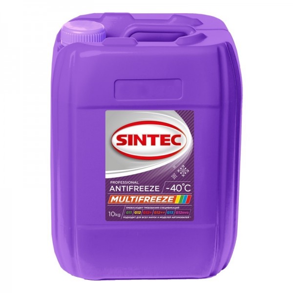 SINTEC MULTIFREEZE -40 (Фиолетовый), готовый, 10кг