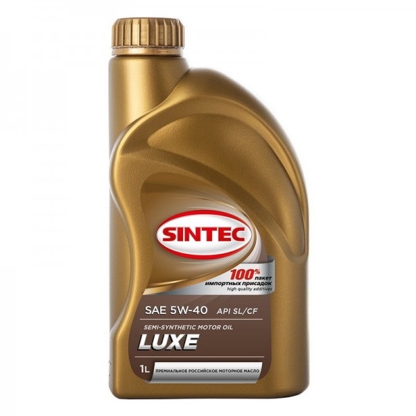 SINTEC LUXE SAE 5W-40 API SL/CF, 1л