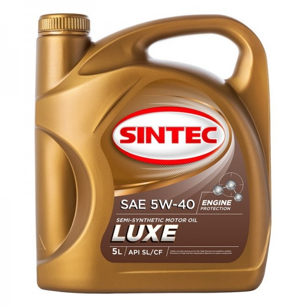SINTEC LUXE SAE 5W-40 API SL/CF, 5л