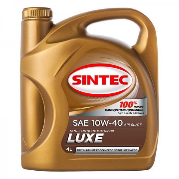 SINTEC LUXE SAE 10W-40 API SL/CF, 4л