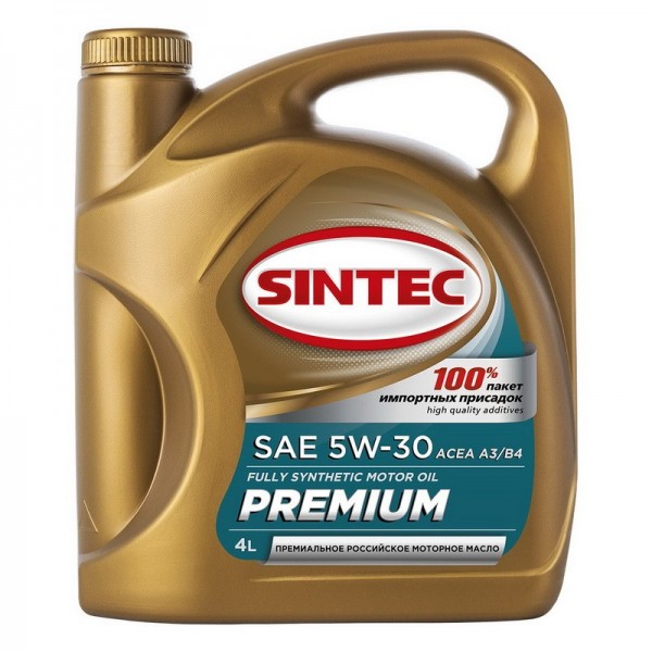 SINTEC PREMIUM SAE 5W-30 ACEA A3/B4, 4л