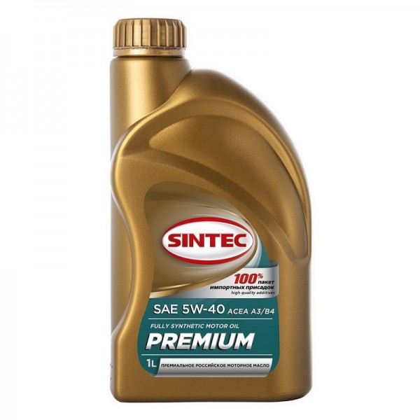 SINTEC PREMIUM SAE 5W-40 ACEA A3/B4, 1л