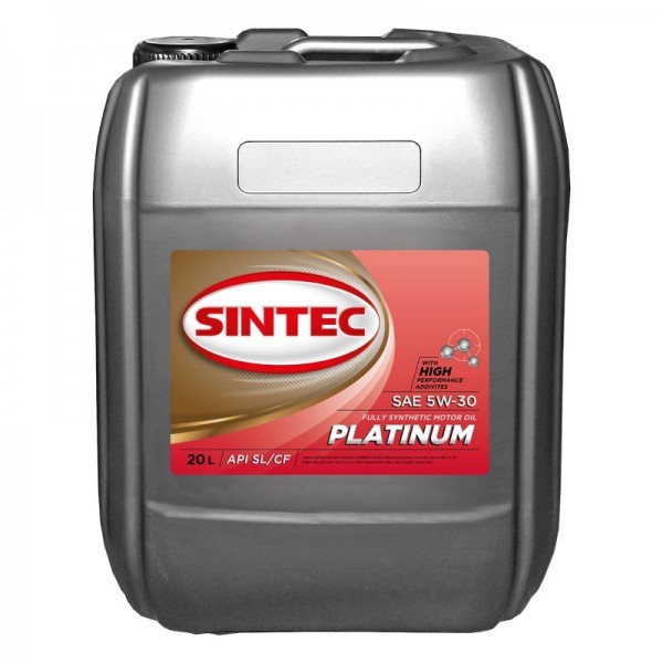 SINTEC PLATINUM SAE 5W-30 API SL/CF ACEA A3/B4, 20л