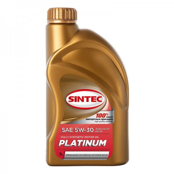 SINTEC PLATINUM SAE 5W-30 API SP ACEA C2/C3, 1л