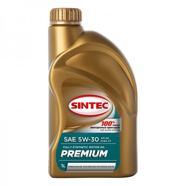 SINTEC PREMIUM SAE 5W-30 API SN ACEA C3, 1л