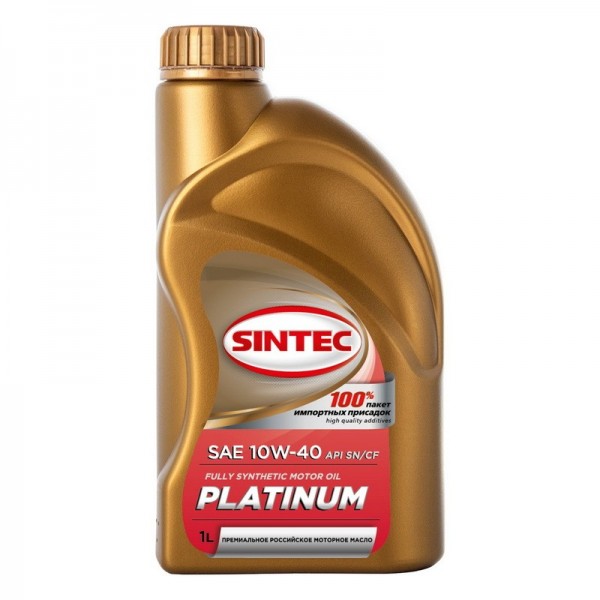 SINTEC PLATINUM SAE 10W-40 API SN/CF, 1л
