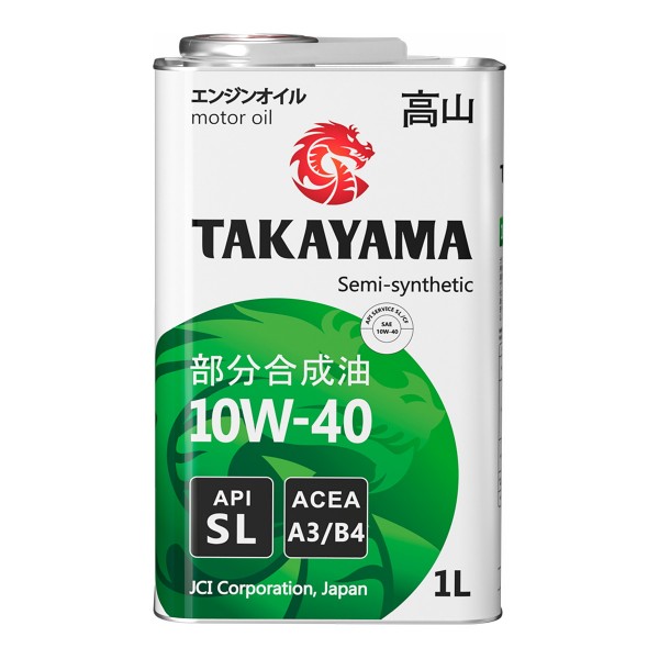 Takayama SAE 10W-40 API SL ACEA A3/B4, 1л