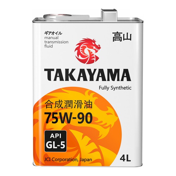 Takayama SAE 75W-90 API GL-5, 4л