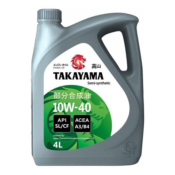 Takayama SAE 10W-40 API SL/СF, 4л