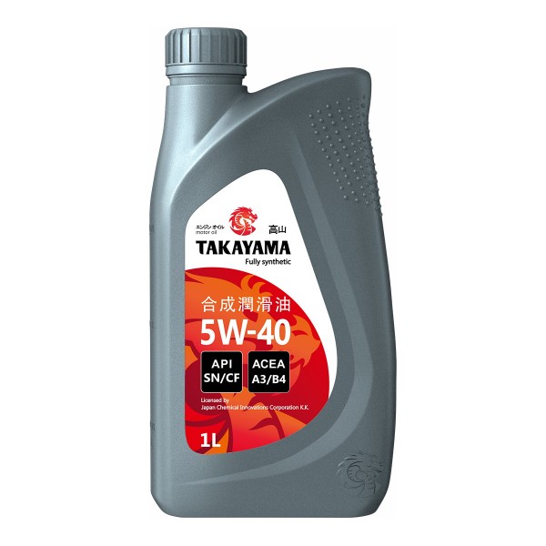 Takayama SAE 5W-40 API SN/СF, 1л