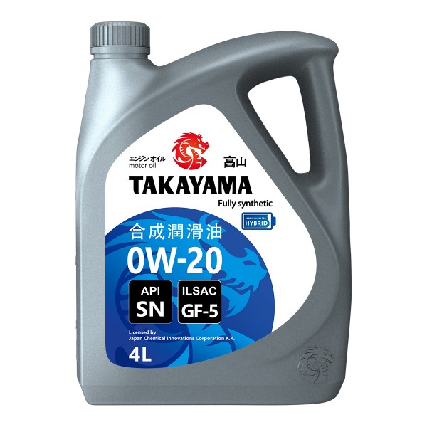 Takayama SAE 0W-20 ILSAC GF-5 API SN, 4л
