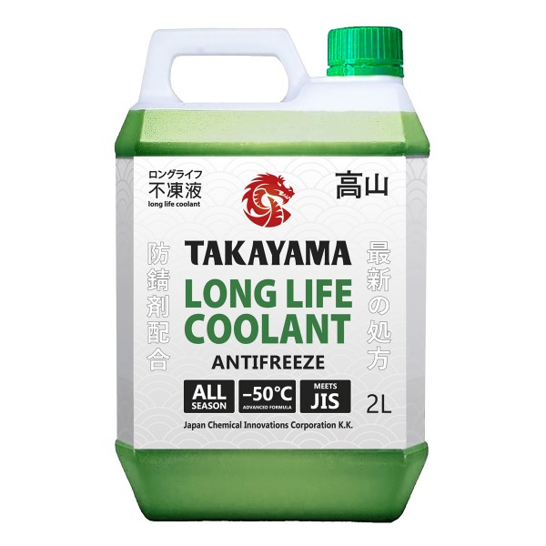 Takayama Long Life Coolant Green (-50), 2л