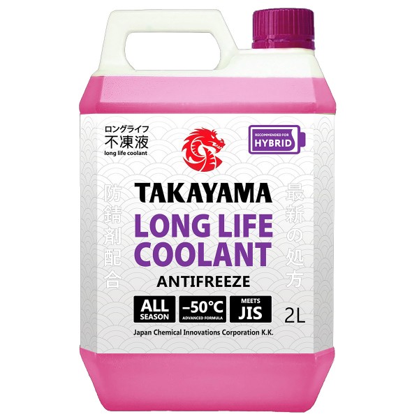 Takayama Long Life Coolant Hybrid (-50), 2л