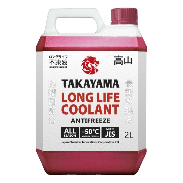 Takayama Long Life Coolant Red (-50), 2л