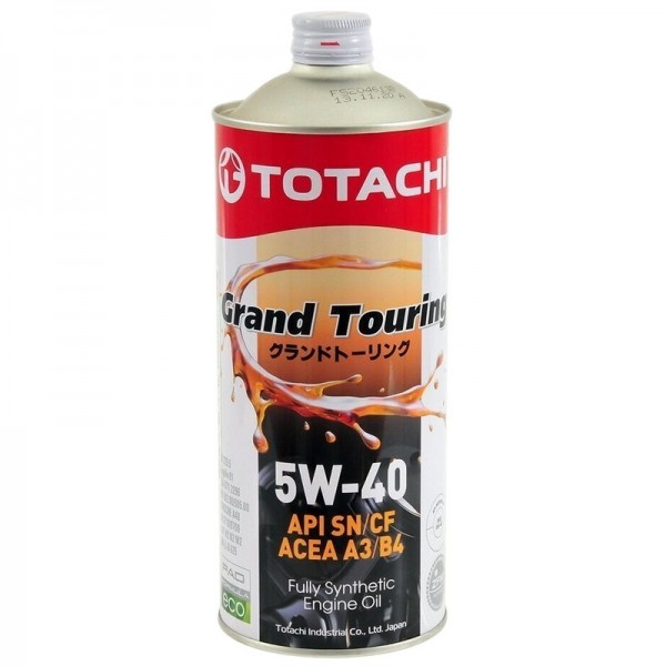 Totachi Grand Touring Fully Synthetic 5W-40, 1л