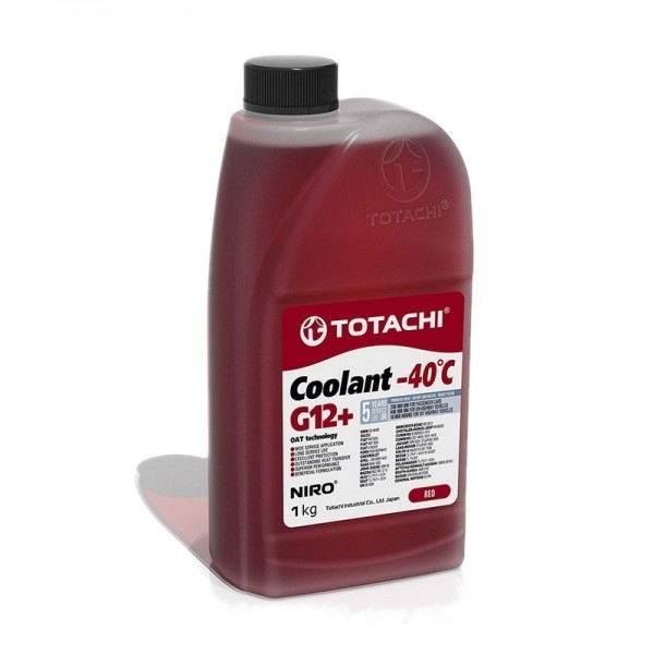 Totachi Niro Coolant G12+ (Красный) -40C, готовый, 1кг