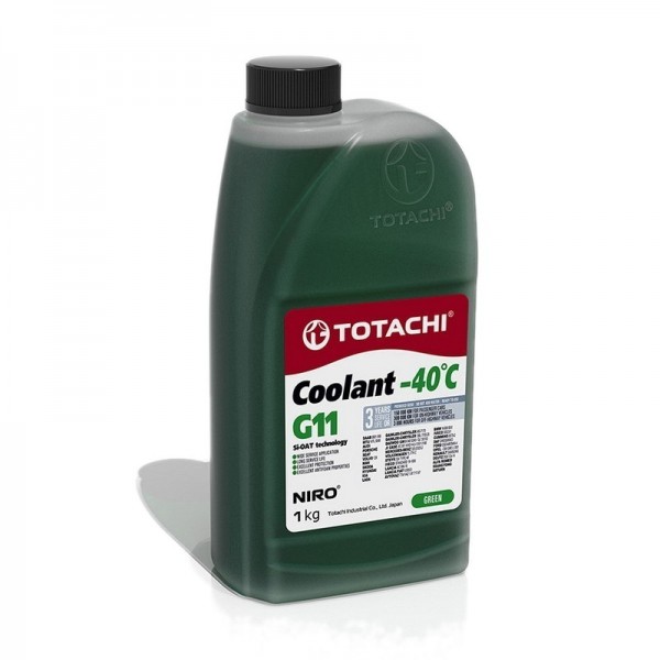 Totachi Niro Coolant G11 (Зеленый) -40C, готовый, 1кг