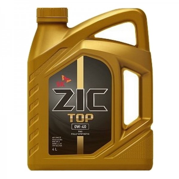 ZIC TOP 0W-40, 4л